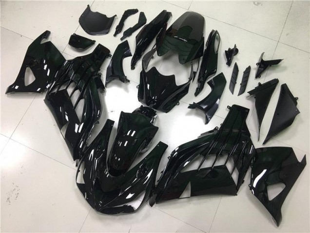 12-21 Glänzend Schwarz ZX14R ZZR1400 Motorrad Verkleidungen 12-21 Glänzend Schwarz ZX14R ZZR1400 Motorrad Verkleidungen