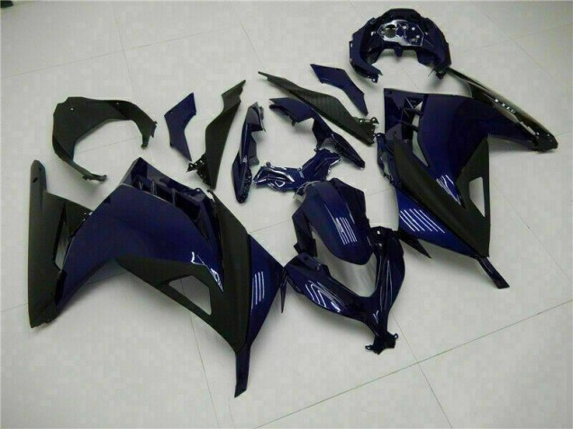 13-16 Blau Schwarz EX300 Motorrad Verkleidung