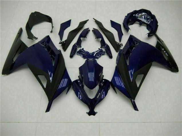 13-16 Blau Schwarz EX300 Motorrad Verkleidung