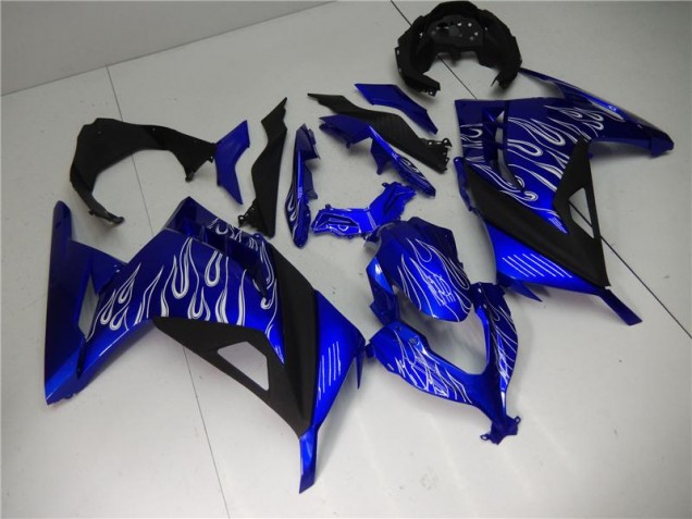 13-16 Blau Weiß Schwarz EX300 Motorrad Verkleidung 13-16 Blau Weiß Schwarz EX300 Motorrad Verkleidung
