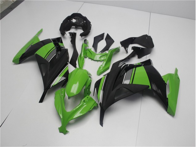 13-16 Grün Schwarz EX300 Motorrad Verkleidungen