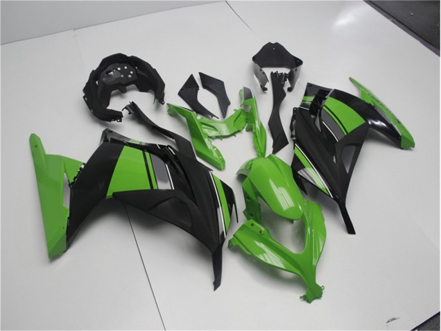 13-16 Grün Schwarz EX300 Motorrad Verkleidungen