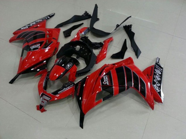13-16 Rot Schwarz Airfore ZX300R Motorrad Verkleidung 13-16 Rot Schwarz Airfore ZX300R Motorrad Verkleidung