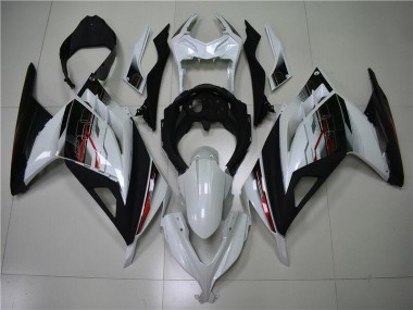 13-16 Weiß Schwarz EX300 Motorrad Verkleidung