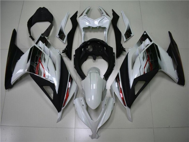 13-16 Weiß Schwarz EX300 Motorrad Verkleidung
