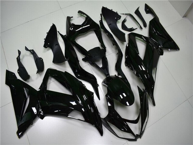 13-18 Glänzend Schwarz ZX6R Motorrad Verkleidung 13-18 Glänzend Schwarz ZX6R Motorrad Verkleidung