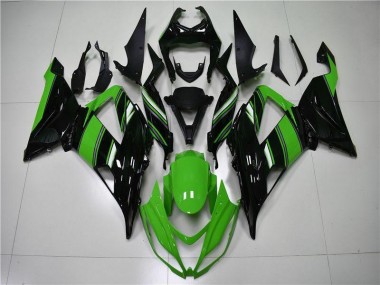 13-18 Grün Schwarz ZX6R Motorrad Verkleidungen