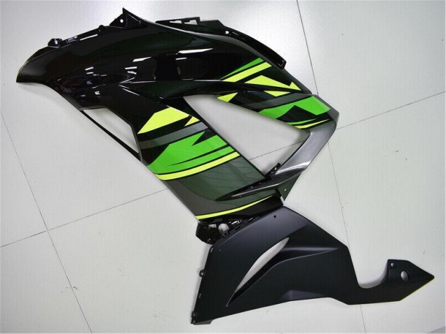 13-18 Grün Schwarz ZX6R Motorrad Vollverkleidung 13-18 Grün Schwarz ZX6R Motorrad Vollverkleidung