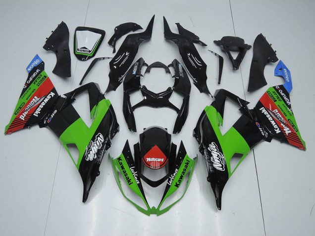 13-18 Schwarz Grün Rot Motocard ZX6R Motorrad Verkleidung 13-18 Schwarz Grün Rot Motocard ZX6R Motorrad Verkleidung