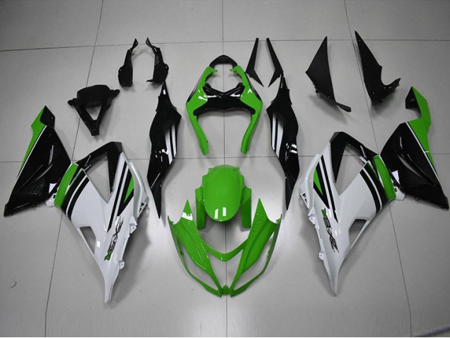 13-18 Schwarz Grün Weiß ZX6R Motorrad Verkleidung