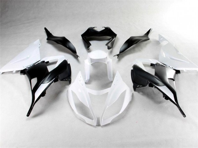 13-18 Weiß Schwarz ZX6R Motorrad Verkleidungen 13-18 Weiß Schwarz ZX6R Motorrad Verkleidungen