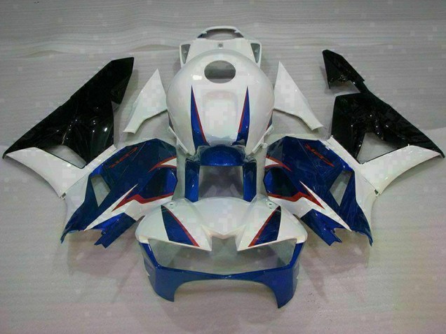 13-21 Blau Weiß CBR600RR Motorrad Verkleidung