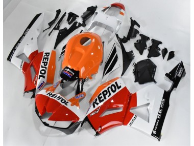 13-21 Rot Weiß Orange Repsol CBR600RR Motorrad Verkleidung