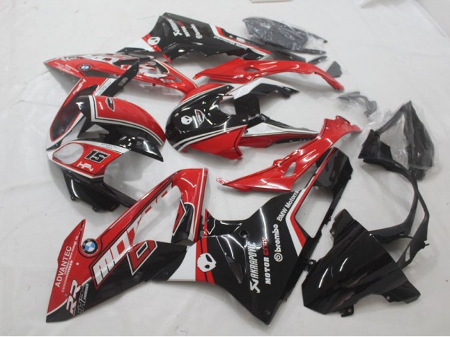 15-18 Rot Schwarz S1000RR Motorrad Verkleidung 15-18 Rot Schwarz S1000RR Motorrad Verkleidung