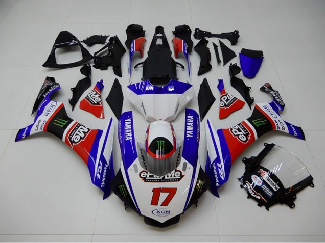 15-19 Blau Rot KGN 17 YZF R1 Motorrad Verkleidung 15-19 Blau Rot KGN 17 YZF R1 Motorrad Verkleidung