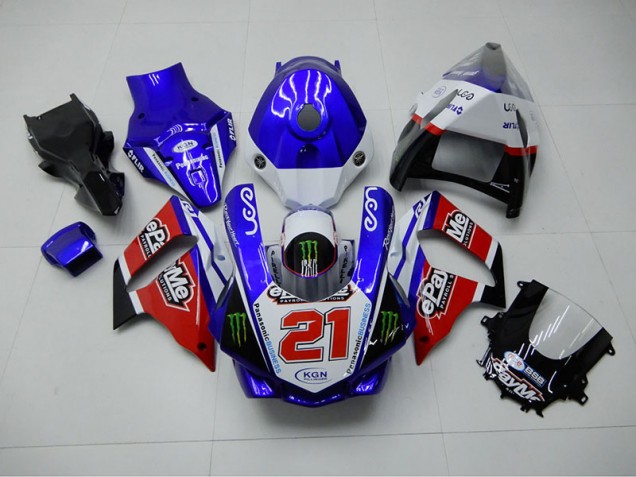 15-19 Blau Rot KGN 21 YZF R1 Motorrad Verkleidung 15-19 Blau Rot KGN 21 YZF R1 Motorrad Verkleidung