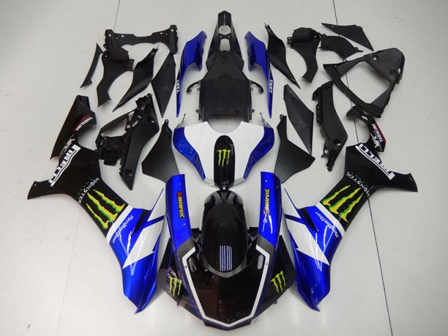 15-19 BlauSchwarz Monster YZF R1 Motorrad Verkleidung 15-19 BlauSchwarz Monster YZF R1 Motorrad Verkleidung