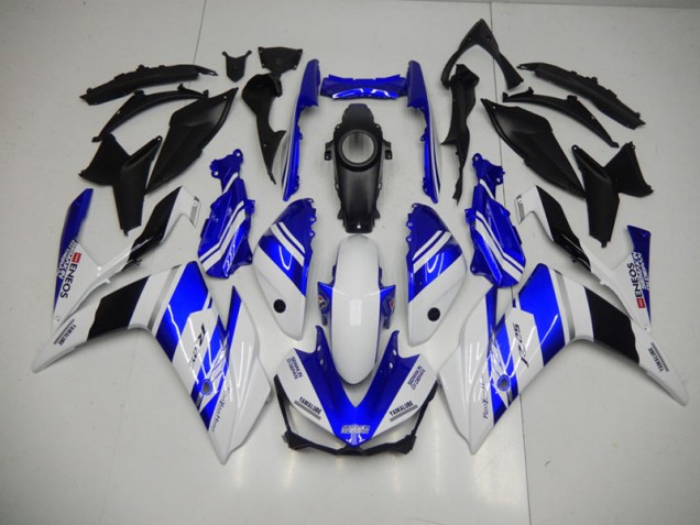 15-22 Blau Weiß Blau Weiß ENEOS YZF R3 Motorrad Verkleidung