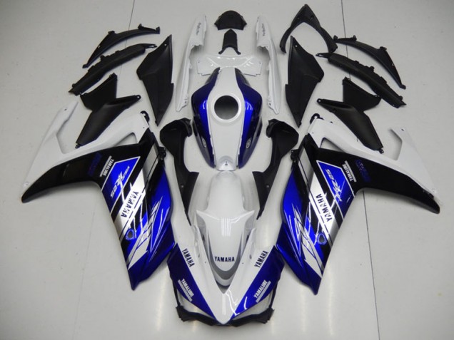 15-22 Blau Weiß YZF R3 Motorrad Verkleidungen