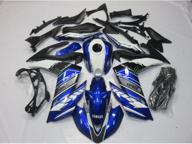 15-22 Monster Blau YZF R3 Motorrad Verkleidung 15-22 Monster Blau YZF R3 Motorrad Verkleidung