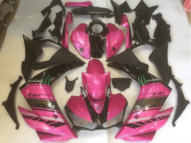15-22 Rosa und Schwarz YZF R3 Motorrad Verkleidung