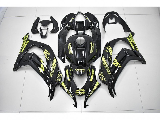 16-19 Schwarz Gelb Rennen Team Ninja ZX10R Motorrad Verkleidung 16-19 Schwarz Gelb Rennen Team Ninja ZX10R Motorrad Verkleidung