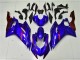17-21 Blau Rot YZF R6 Motorrad Verkleidung