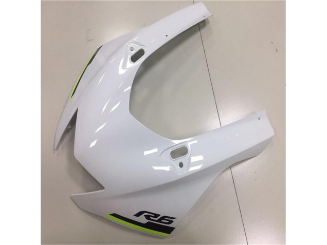 17-21 Weiß Silber YZF R6 Motorrad Verkleidung