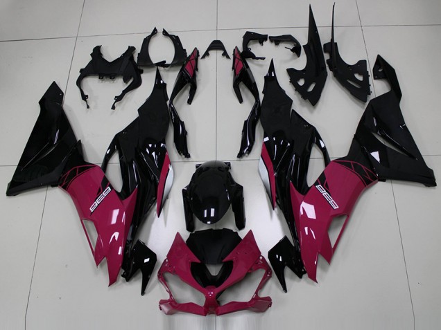 19-23 Rosa Schwarz ZX6R Motorrad Verkleidung 19-23 Rosa Schwarz ZX6R Motorrad Verkleidung