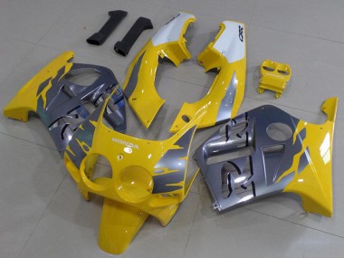 1988-1989 Graues Gelb CBR250RR MC19 Motorrad Verkleidung