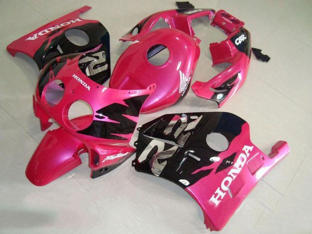 91-98 Schwarz Rosa CBR250RR MC22 Motorrad Verkleidung 91-98 Schwarz Rosa CBR250RR MC22 Motorrad Verkleidung