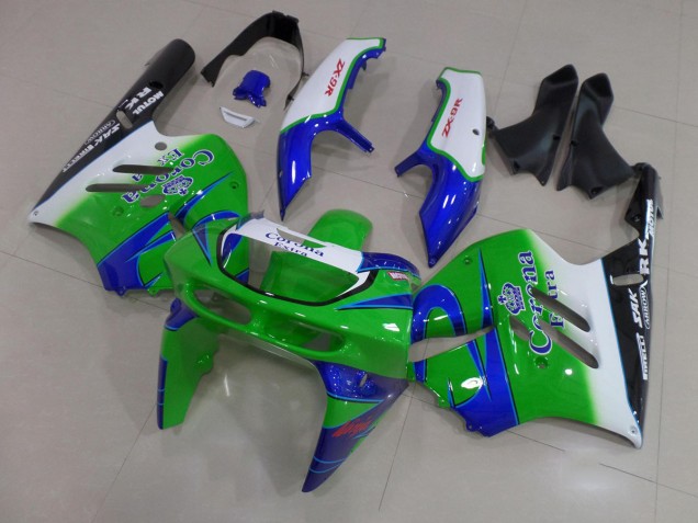 94-97 Grüne Korona ZX9R Motorrad Verkleidung