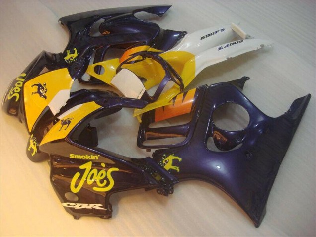 95-98 Blau Gelb Joes CBR600 F3 Motorrad Verkleidung