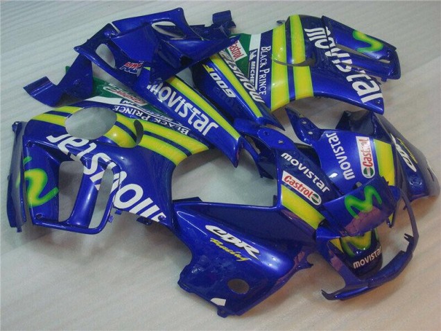 95-98 Blaus Movistar Castrol CBR600 F3 Motorrad Verkleidung