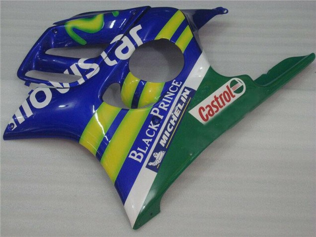 95-98 Blaus Movistar Castrol CBR600 F3 Motorrad Verkleidung
