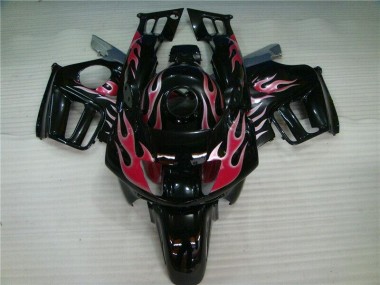 95-98 Schwarz CBR600 F3 Motorrad Vollverkleidung