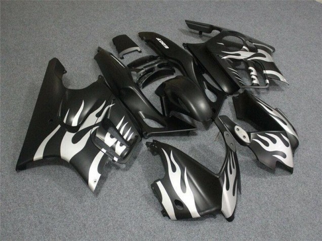 95-98 Schwarze weiße Flamme CBR600 F3 Motorrad Verkleidung