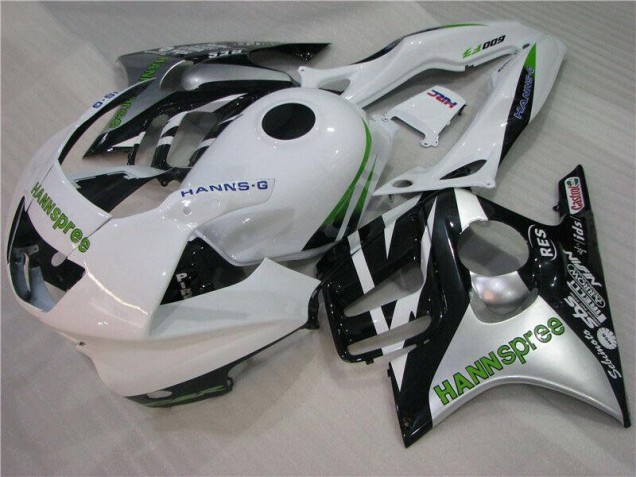 95-98 Weiß Grün Hannspree CBR600 F3 Motorrad Verkleidung
