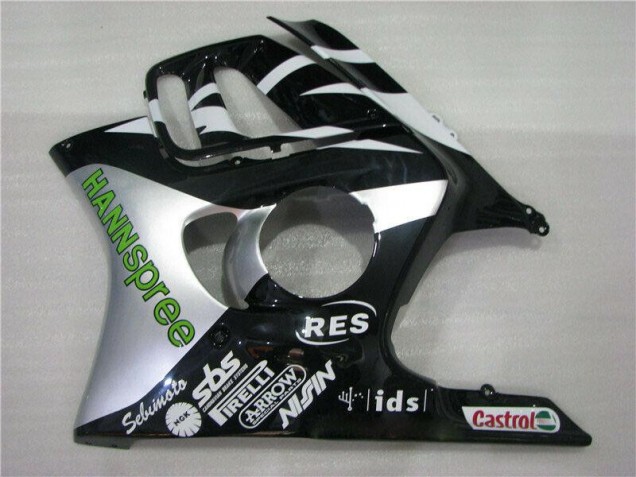 95-98 Weiß Grün Hannspree CBR600 F3 Motorrad Verkleidung