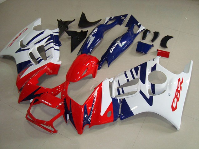 95-98 Weiß Rot Blau CBR600 F3 Motorrad Verkleidung