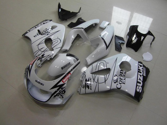 96-00 Weiß Corona GSXR 600 Motorrad Verkleidung 96-00 Weiß Corona GSXR 600 Motorrad Verkleidung