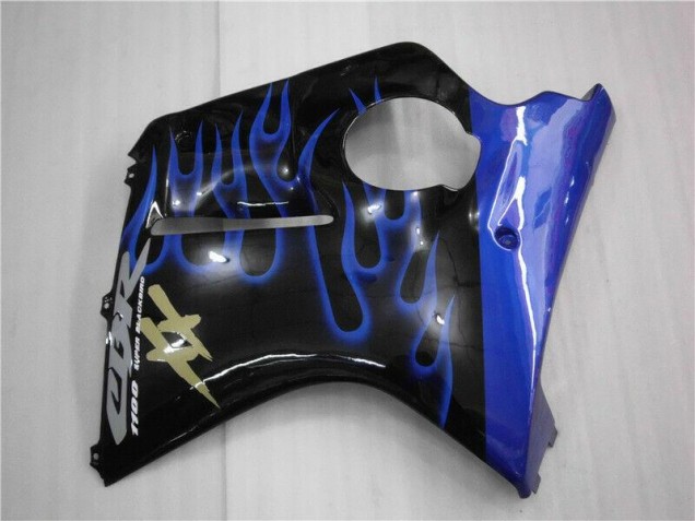 96-07 Blau Flamme CBR1100XX Motorrad Verkleidung 96-07 Blau Flamme CBR1100XX Motorrad Verkleidung