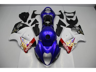 96-07 Blau Weiß GSXR 1300 Hayabusa Motorrad Verkleidungen