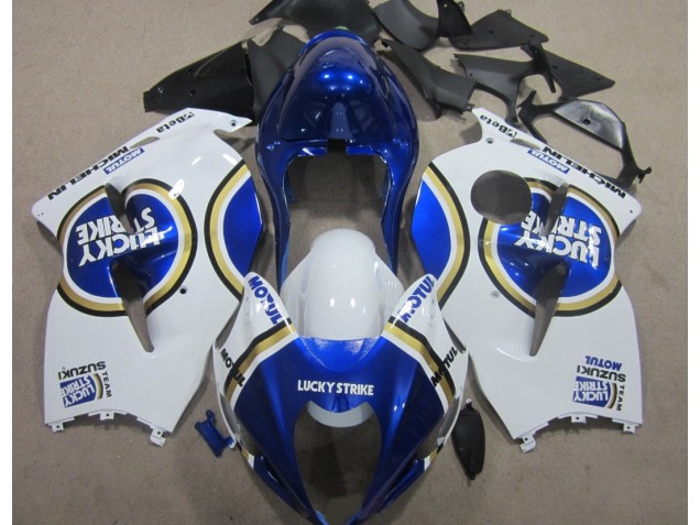 96-07 Blaus Motul Weiß Lucky Strike GSXR 1300 Hayabusa Motorrad Verkleidung 96-07 Blaus Motul Weiß Lucky Strike GSXR 1300 Hayabusa Motorrad Verkleidung
