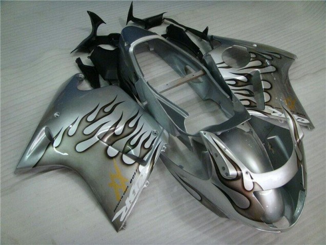 96-07 Flamme Silber grau CBR1100XX Motorrad Verkleidung
