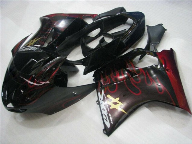 96-07 Rot Flamme CBR1100XX Motorrad Verkleidung