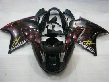 96-07 Rot Flamme CBR1100XX Motorrad Verkleidung
