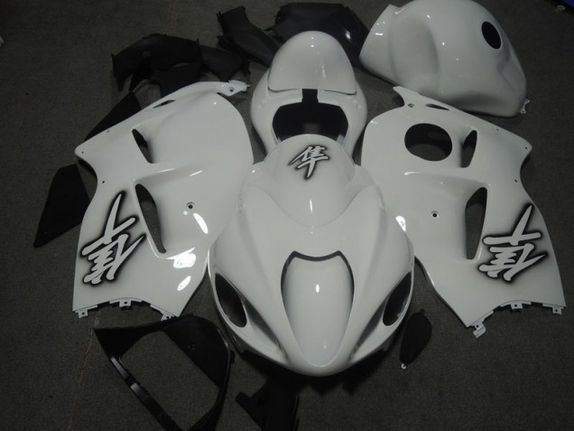 96-07 Weiß GSXR 1300 Hayabusa Motorrad Vollverkleidung