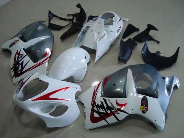 96-07 Weiß Schwarz GSXR 1300 Hayabusa Motorrad Verkleidung