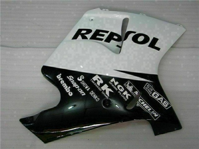 96-07 Weiß Schwarz Repsol CBR1100XX Motorrad Verkleidung
